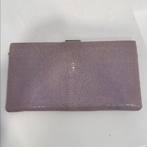 Judith Leiber Lilac Stingray Clutch with crystals